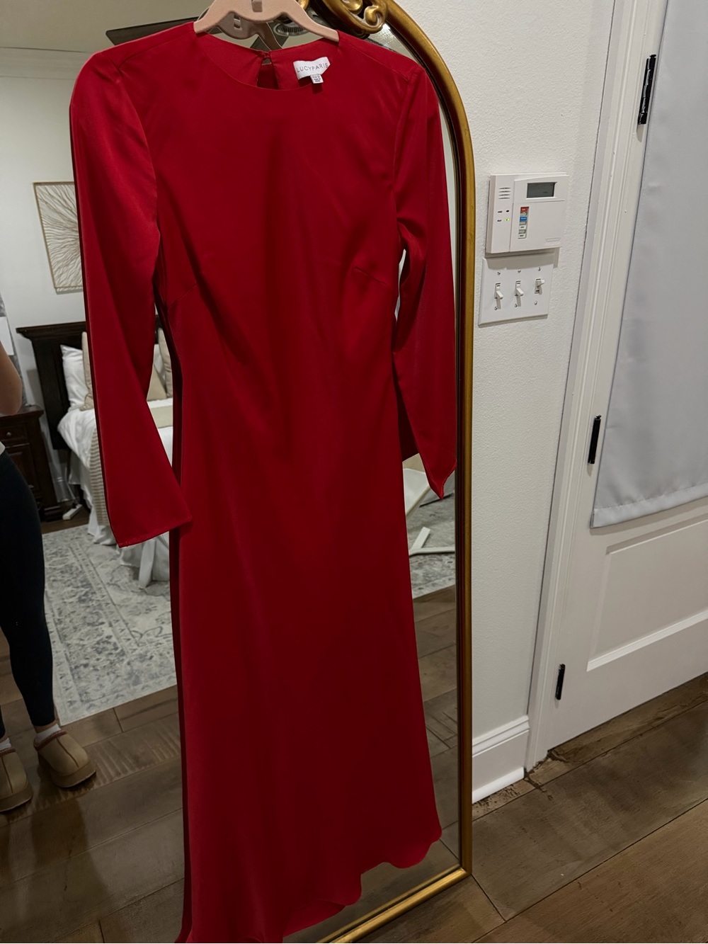 Lucy Paris Red maxi dress